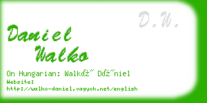 daniel walko business card